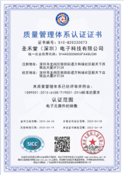 圣禾堂ISO9001